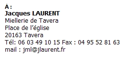 jacques laurent à Tavera